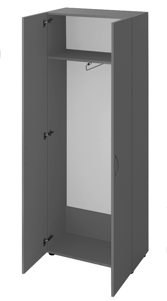 Шафа для одягу ROKO БЮ408 70х34,7х182,5 см сірий